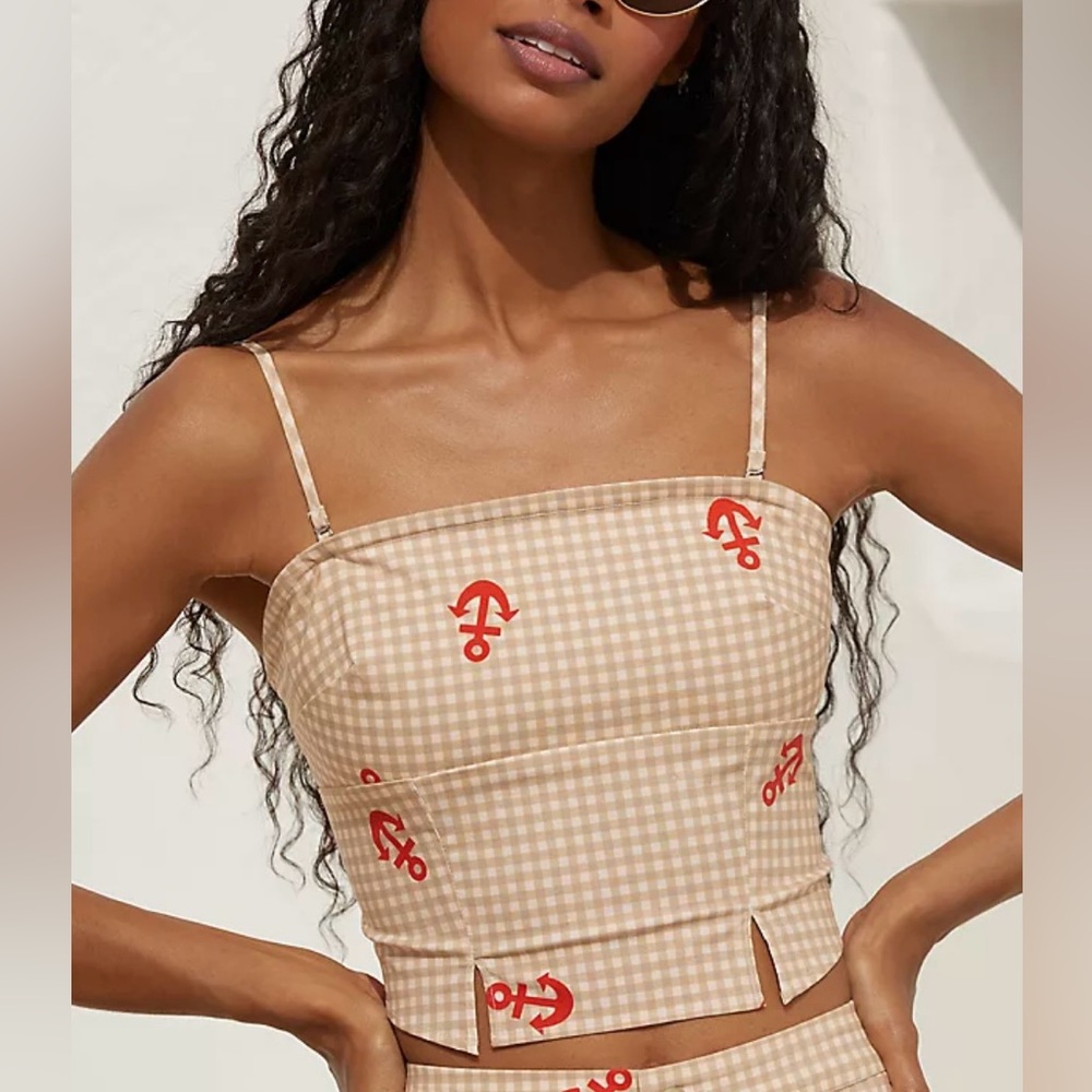 Med NWOT Anthro Anchor Tube Top